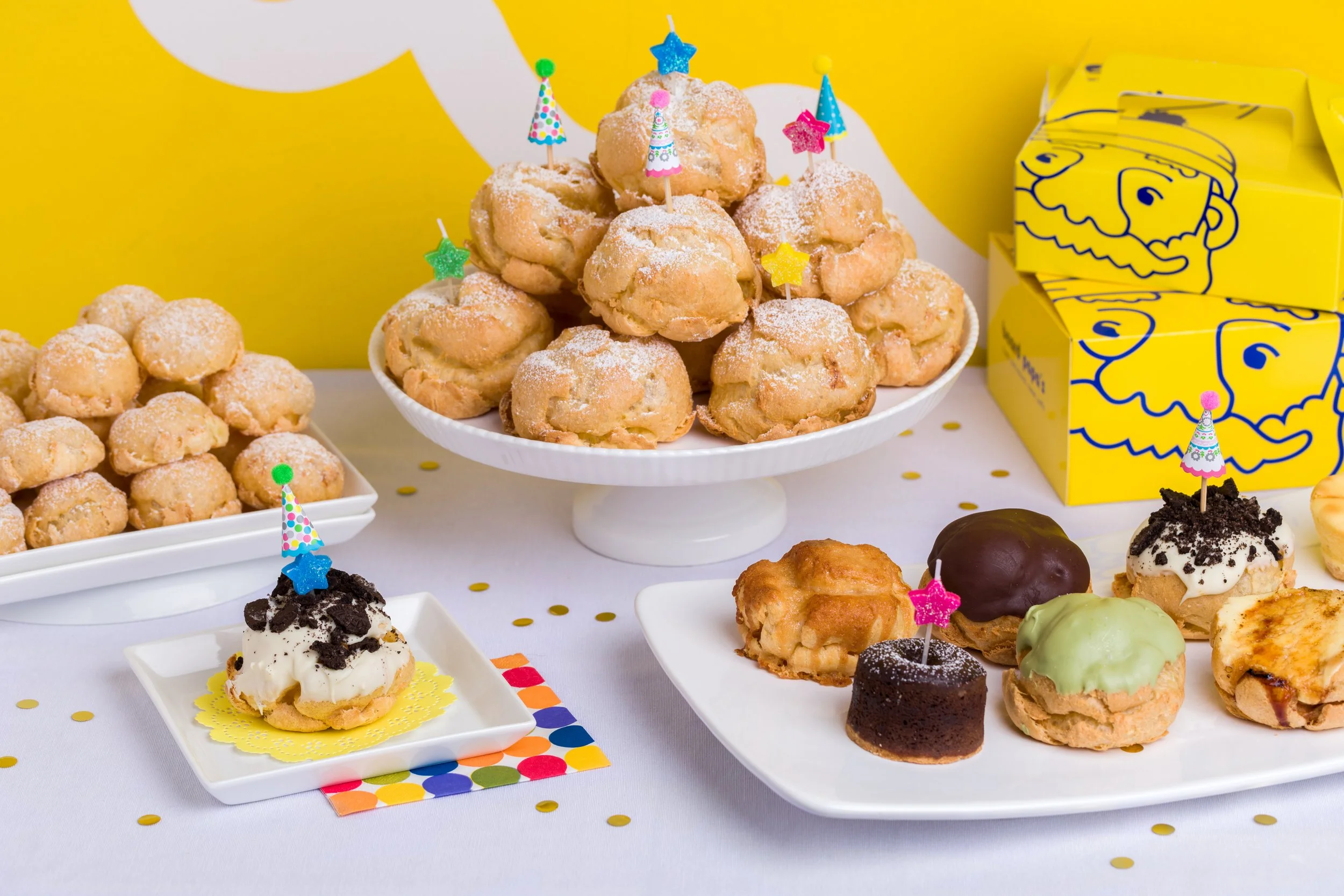 Beard Papa's Fresh Baked Japanese Cream Puffs